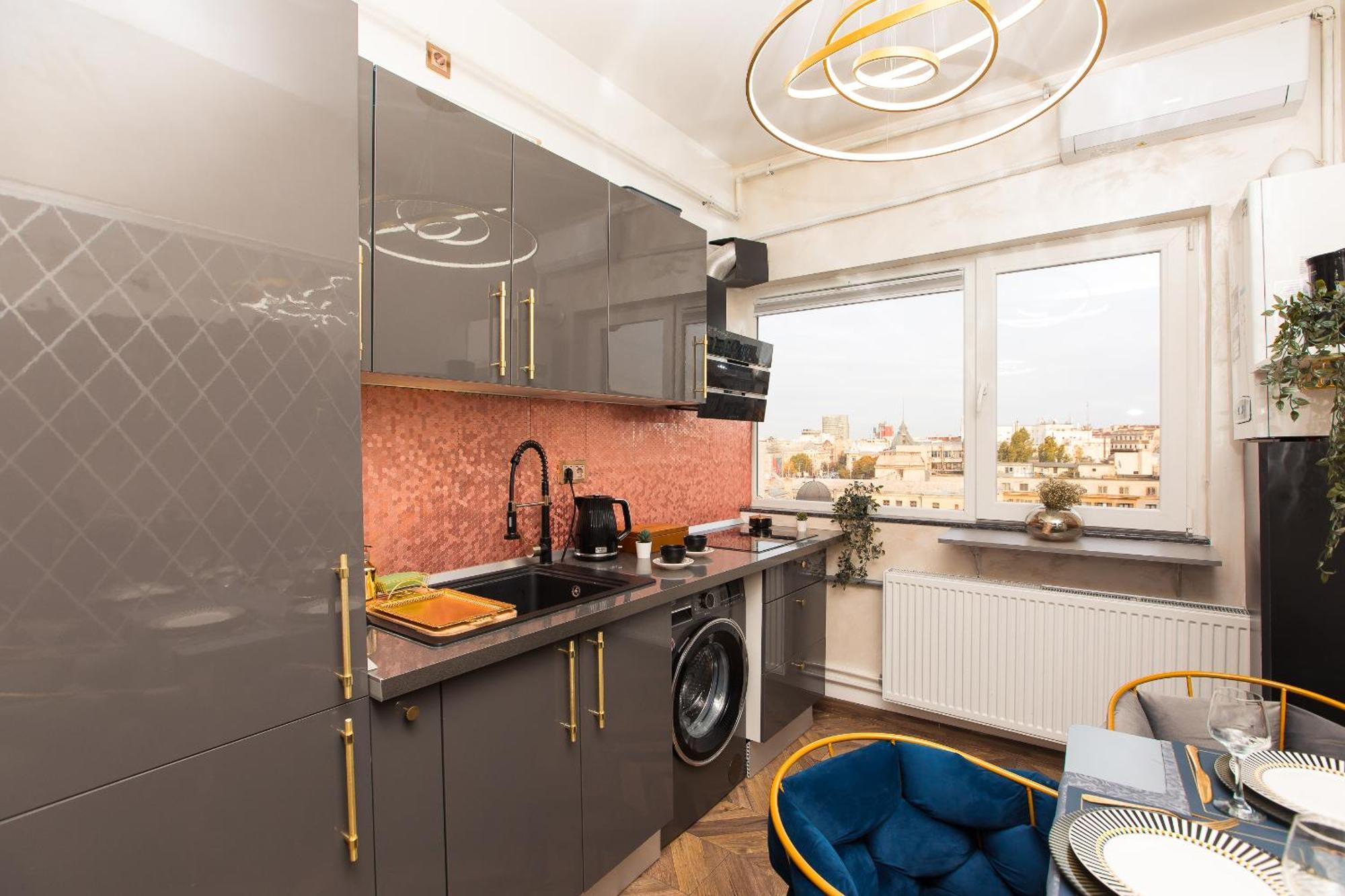 Royalty Apt With City Views On Calea Victoriei Bükreş Dış mekan fotoğraf